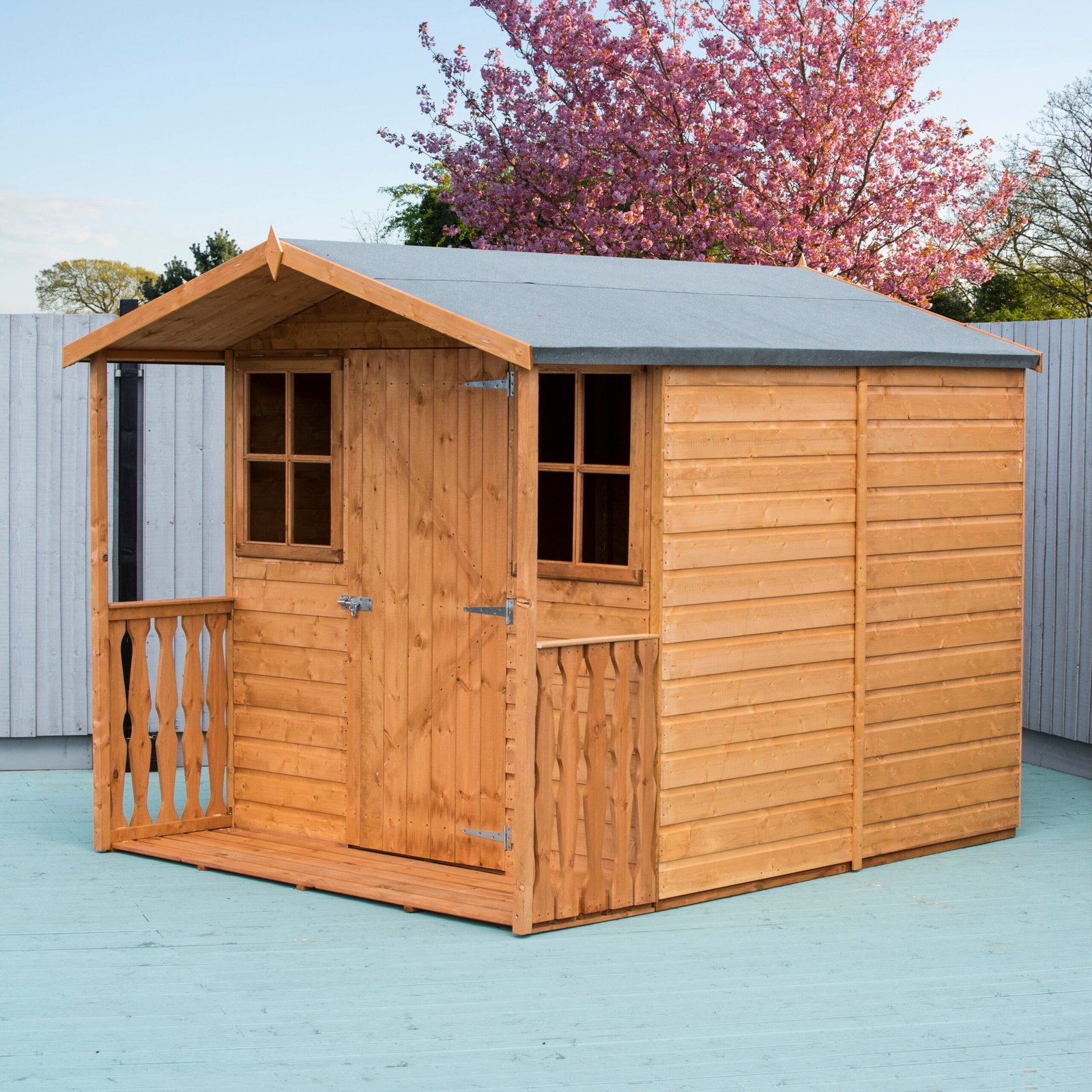 Shire Casita 9ft x 7ft Garden Shed with Veranda - Image 4